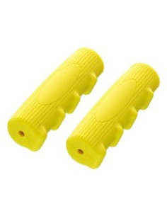 Grips 7/8 long 116mm Kraton Rubber 0214 Yellow.